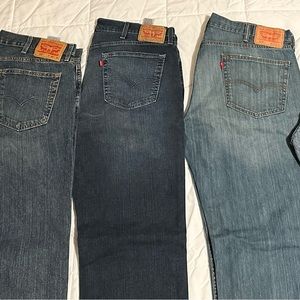 LEVIS STONE WASHED 559 “5” DIFFERENT COLORS !    W 38 L 32  VERY GOOD CONDITION